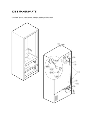 Ice & maker parts