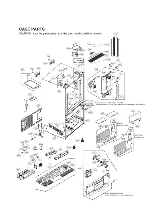 Case parts