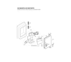 LG LMXS30796S/01 ice maker & ice bin parts diagram