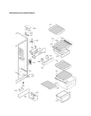 Refrigerator compartment parts