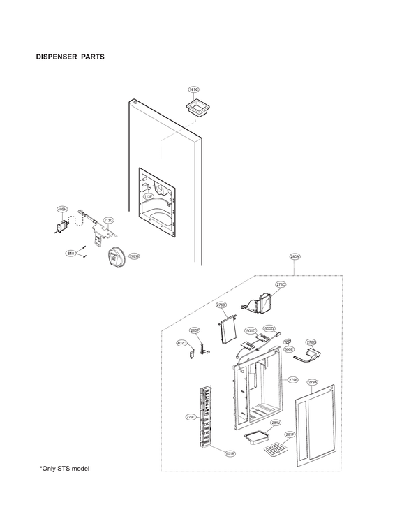 DISPENSER PARTS