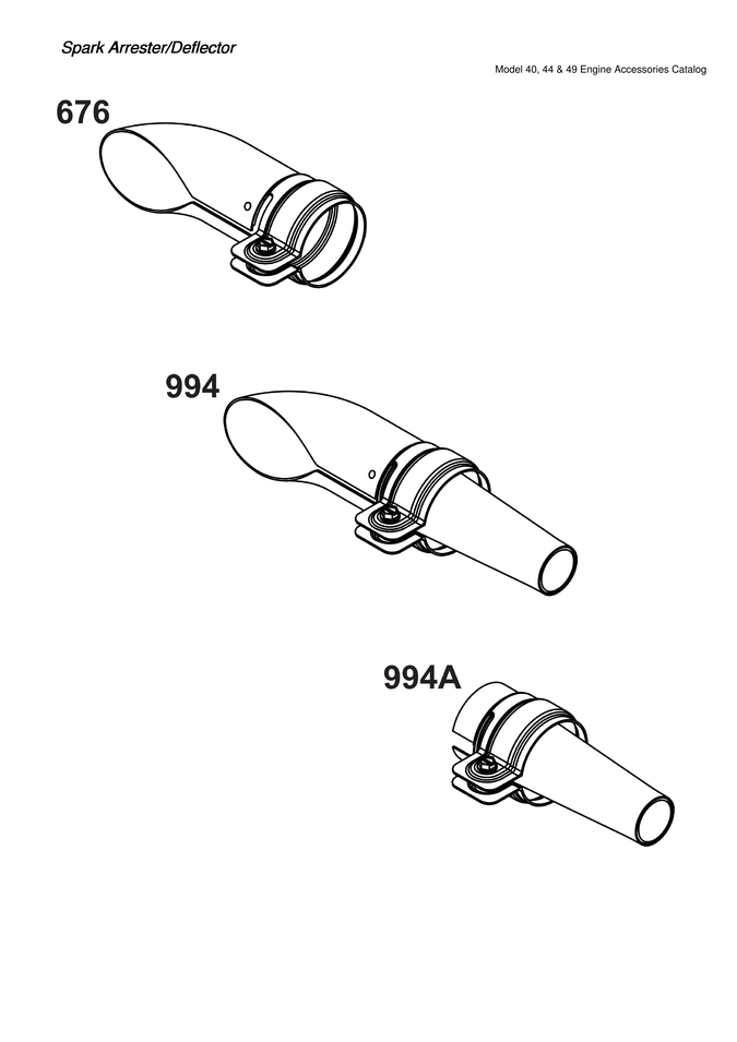 Spark arrester/deflector