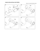 Implement mounted above deck mufflers