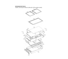 LG LDC24370ST/00 refrigerator parts diagram