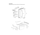 LG LDC24370ST/00 door parts diagram