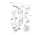 LG LFXS28566M/02 case parts diagram