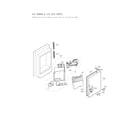 LG LFXS28566M/02 ice maker & ice bin parts diagram