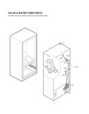 Valve & water tube parts