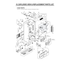 LG LFX31935ST/03 case parts diagram