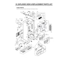 LG LFX31935ST/04 case parts diagram
