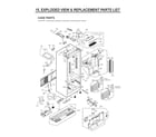 LG LFX31995ST/01 case parts diagram