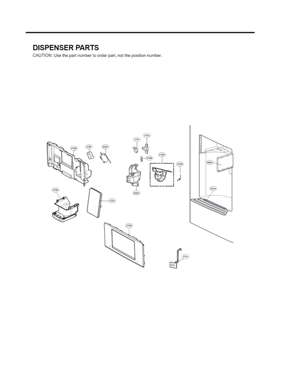 DISPENSER PARTS