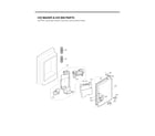 LG LFX31995ST/01 ice maker & ice bin parts diagram
