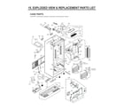 LG LFX31995ST/02 case parts diagram