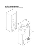 Valve & water tube parts