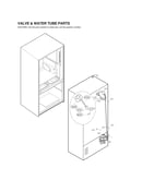 Valve & water tube parts