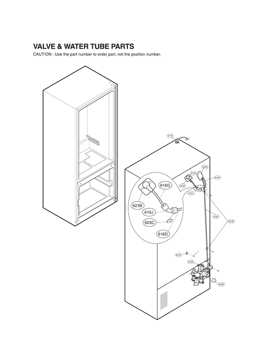 VALVE & WATER TUBE PARTS