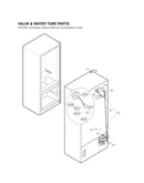 Valve & water tube parts