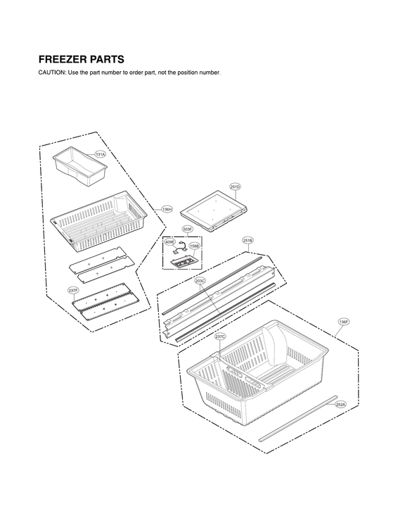 Freezer parts