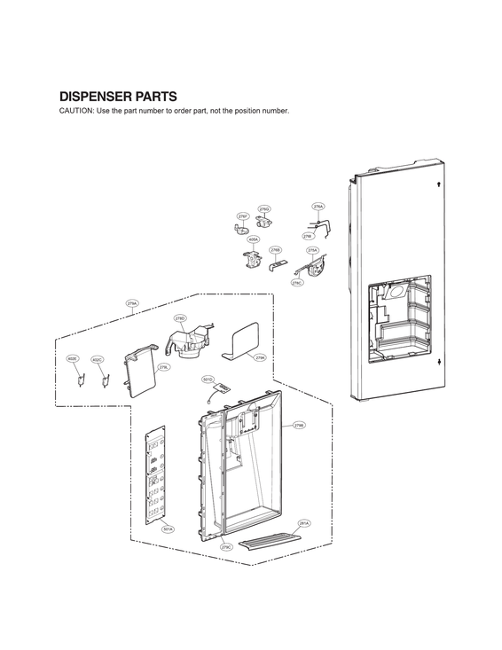 DISPENSER PARTS