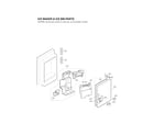 LG LMXS30756S/00 ice maker & ice bin parts diagram