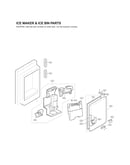 Ice maker & ice bin parts
