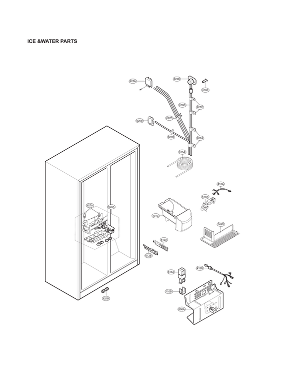 ICE & WATER PARTS