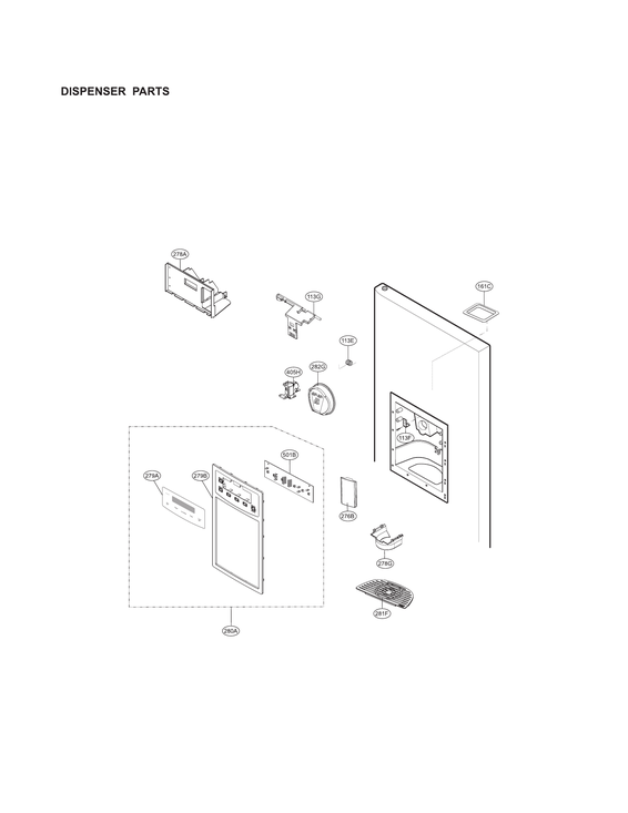 DISPENSER PARTS