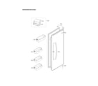 LG LSC27914ST/02 refrigerator door parts diagram