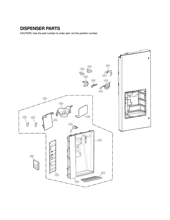 DISPENSER PARTS