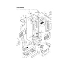 LG LSMX214ST/00 case parts diagram