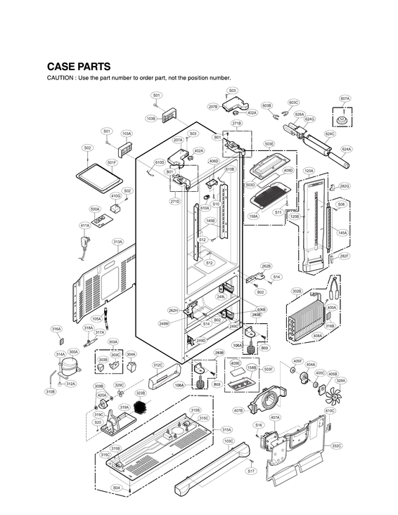 Case parts