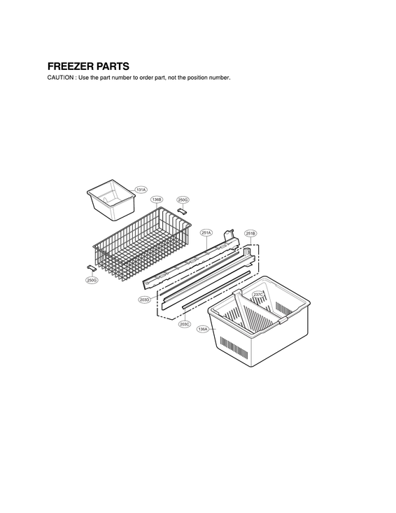 Freezer parts