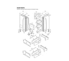 LG LSMX214ST/00 door parts diagram