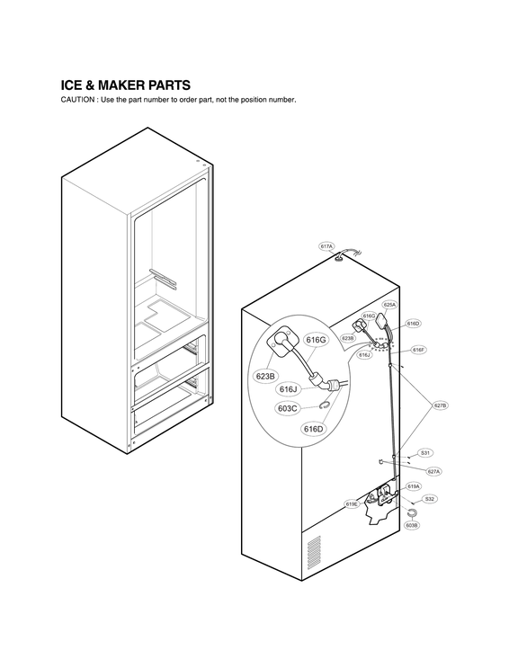 Ice & maker parts
