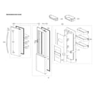 LG LSXC22336S/00 refrigerator door parts diagram