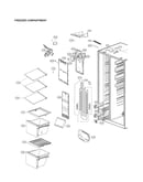 Freezer compartment parts