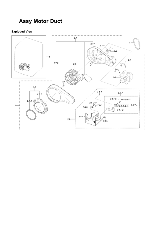 MOTOR DUCT ASSY