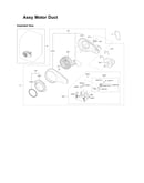 Motor duct assy