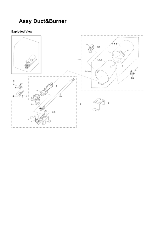 DUCT & BURNER ASSY