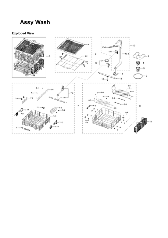 Wash assy