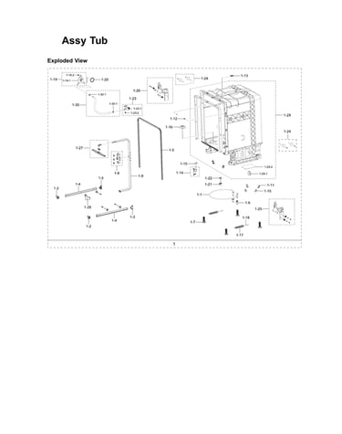 Tub assy