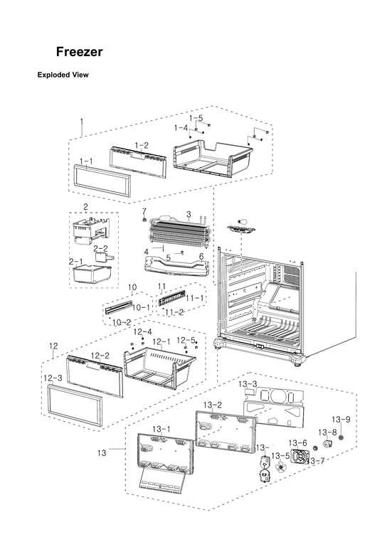 Freezer parts
