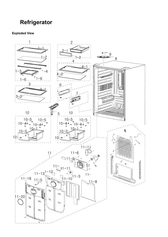 Refrigerator parts