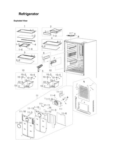 Refrigerator parts