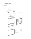 Freezer door parts