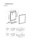 Refrigerator door parts