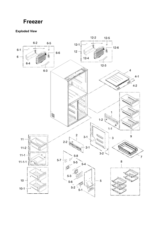 Freezer parts