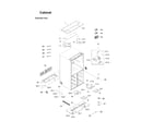 Samsung RF34H9960S4/AA-07 cabinet parts diagram