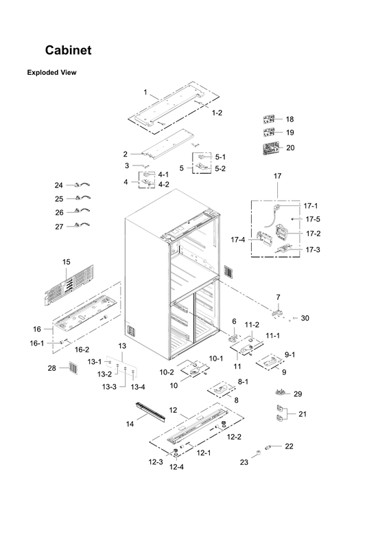 Cabinet parts